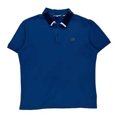 Lacoste Polo Shirt - Large Blue Cotton