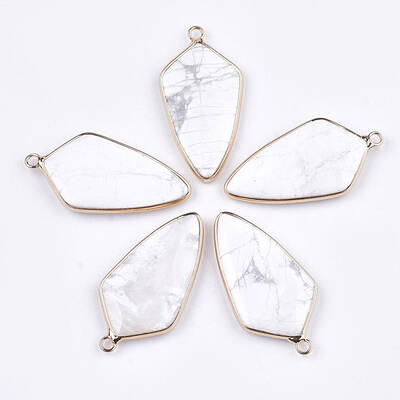 Natural Howlite Pendants
