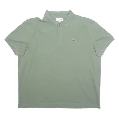 LACOSTE Mens Polo Shirt Green 3XL