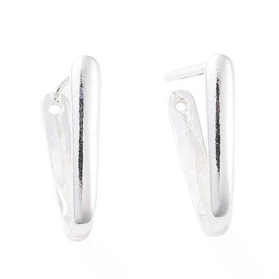 925 Sterling Silver Ice Pick Pinch Bails