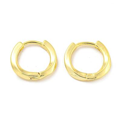 Brass Hoop Earrings