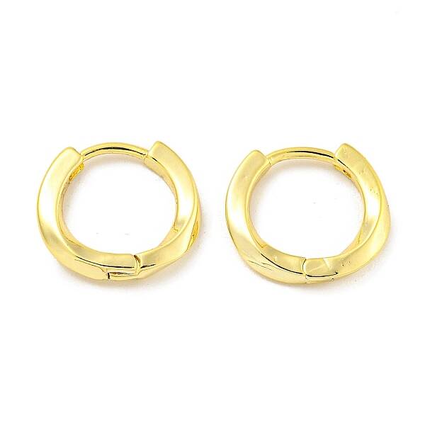 Brass Hoop Earrings