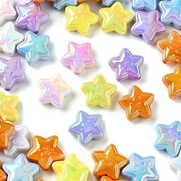 UV Plating Opaque Acrylic Beads