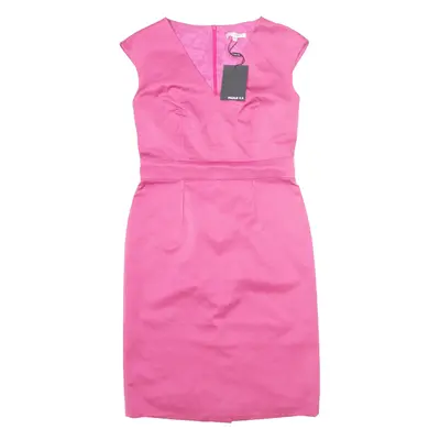 PAULE KA Pencil Dress Pink Sleeveless Knee Length Womens UK 10
