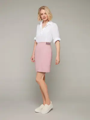 RIDGE | Easy Fit Short Skirt | Color: Peony | Size: XXS
