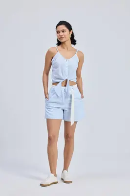 Regular Fit Shorts in Stripes | Color: Linear Rhythm | Size: S
