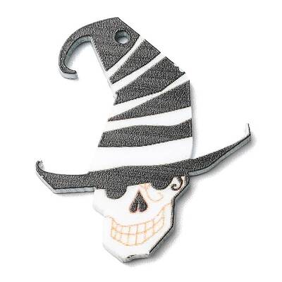 Opaque Acrylic Skull Pendants