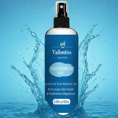 Magnesium Oil Spray for Feet, Ancient Mineral Magnesium Oil Spray, Localized Magnesium Supplement for Skin & Body, 3.38 Fl.oz