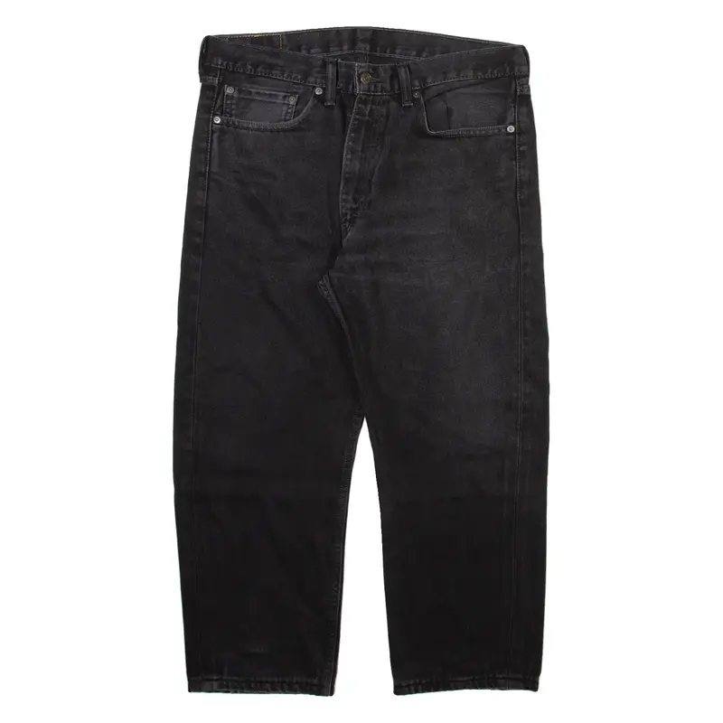 LEVI'S 505 Jeans Mens Grey Regular Straight W34 L23