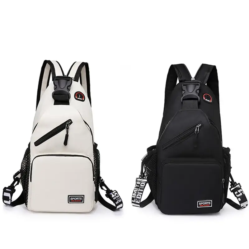 INNENS Nylon Sling Bag for Men Women, Crossbody Backpack Shoulder Casual Rucksack Daypack For Hiking Camping Outdoor Trip