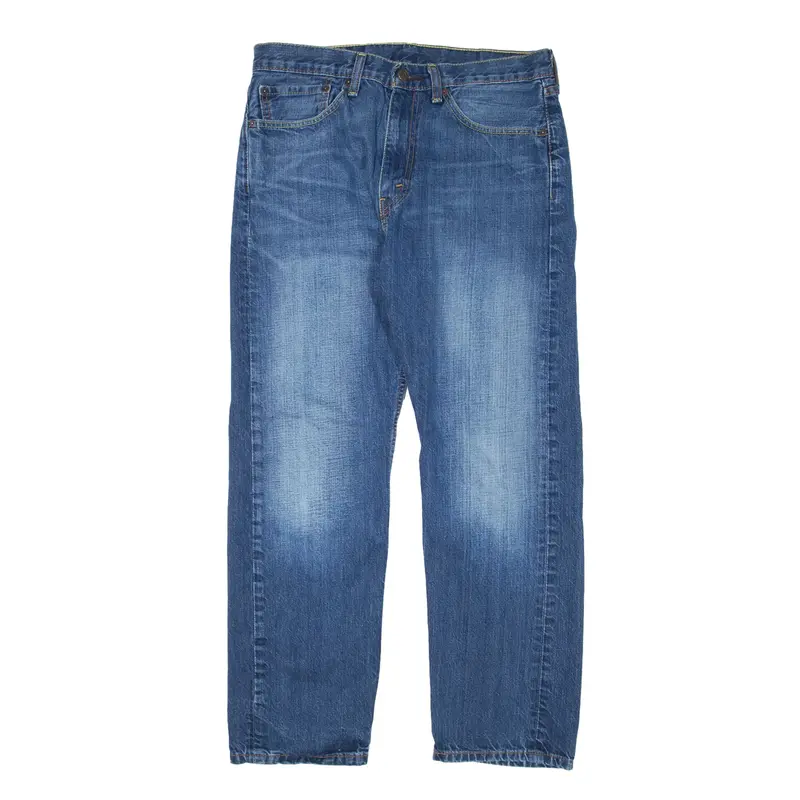LEVI'S 505 Jeans Blue Denim Regular Straight Mens W31 L27
