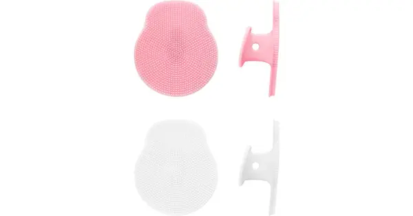 Brushworks Silicone Pads Cleansing Exfoliating Discs 2pcs