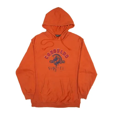 NO BOUNDARIES Coronado Trojans Hoodie Orange Pullover Mens S