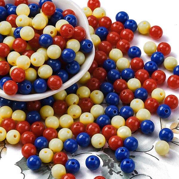 Opaque Acrylic Beads
