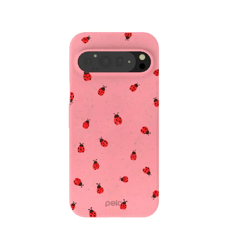 Bubblegum Pink Rosy Ladybug Google Pixel 9 Pro XL Case