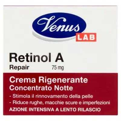 Venus Venus Lab Retinol A Repair 75 Mg Concentrated Regenerating Night Cream 50 Ml