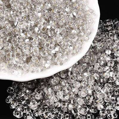 Baking Paint Transparent Glass Seed Beads