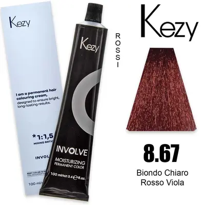 Kezy Involve Color 100 Ml Biondo Chiaro Rosso Viola 8.67