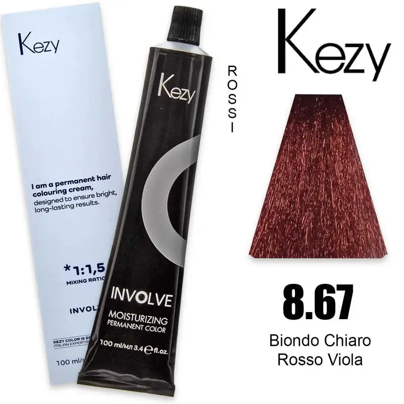 Kezy Involve Color 100 Ml Biondo Chiaro Rosso Viola 8.67