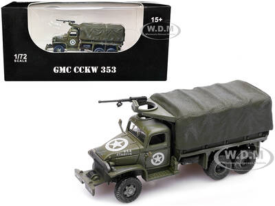 GMC CCKW 353 Truck With Mounted Gun Olive Drab \
