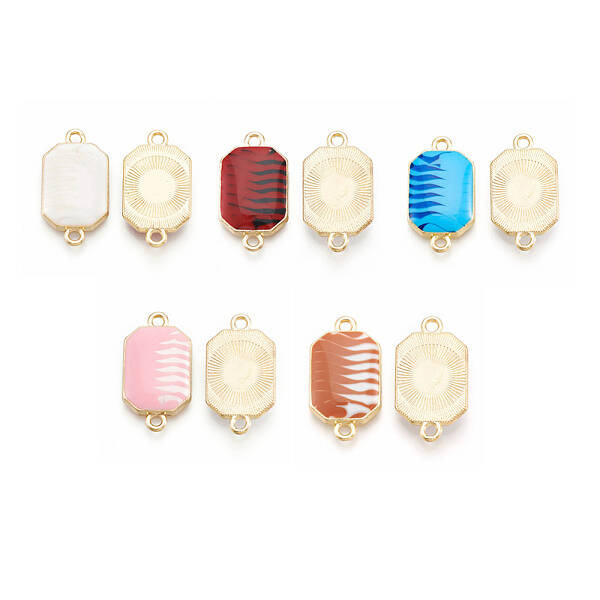 Alloy Enamel Links connectors