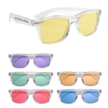 100 Customized Crystalline Malibu Sunglasses - UV400 Protection