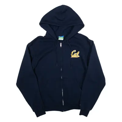 CHAMPION Mens Blue Hoodie Full Zip USA S