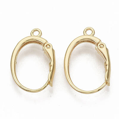 Brass Leverback Earring Findings