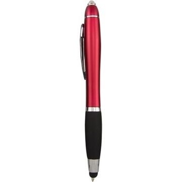 250 Promotional Stylus Pen with LED Flashlight - 3-in-1
