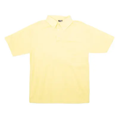 SCREEN STARS Mens Polo Shirt Yellow Short Sleeve M