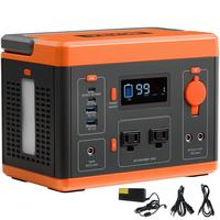 VEVOR Portable Power Station, Solar Generator 296Wh Lithium Battery with AC Outlet QC3.0 Fast Charging, USB Type-C Port, LED ...