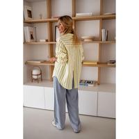 Yellow Striped Happy Shirt