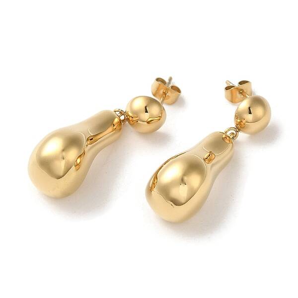 PVD Vacuum Plating 304 Stainless Steel Stud Earrings