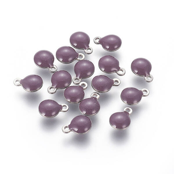 304 Stainless Steel Enamel Charms