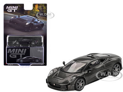 Jaguar C-X75 Test Car Black Carbon Limited Edition 1/64 Diecast Model Car by Mini GT
