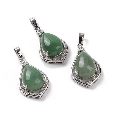 Natural Green Aventurine Pendants