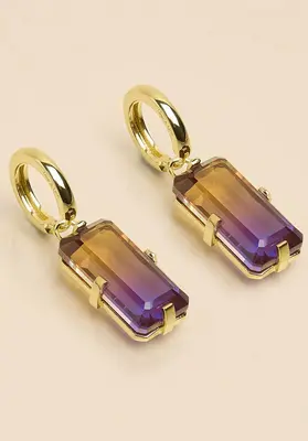 Earring Borop6 Ocre-Violet | Color: OCRE VIOLET | Size: U