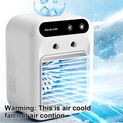 Small Portable Fans, Portable Room Fans, Mini Fans, Air Coolers, with High Wind Speed, Rechargeable Portable Fan, Energy Savi...