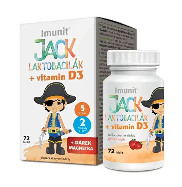Simply You Immunit Jack Lactobacillus + Vitamina D3 - Variante: 72 Compresse