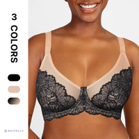 Shapellx Supportive Unlined Lace Underwired Bra Live