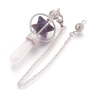 Natural Amethyst Dowsing Pendulums