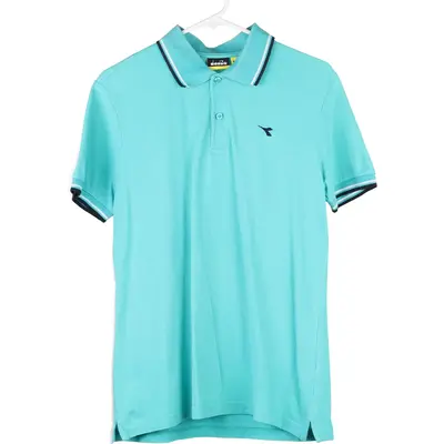 Diadora Polo Shirt - Medium Blue Cotton