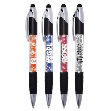 100 Custom Geode Illuminated Stylus Pen - Ergonomic
