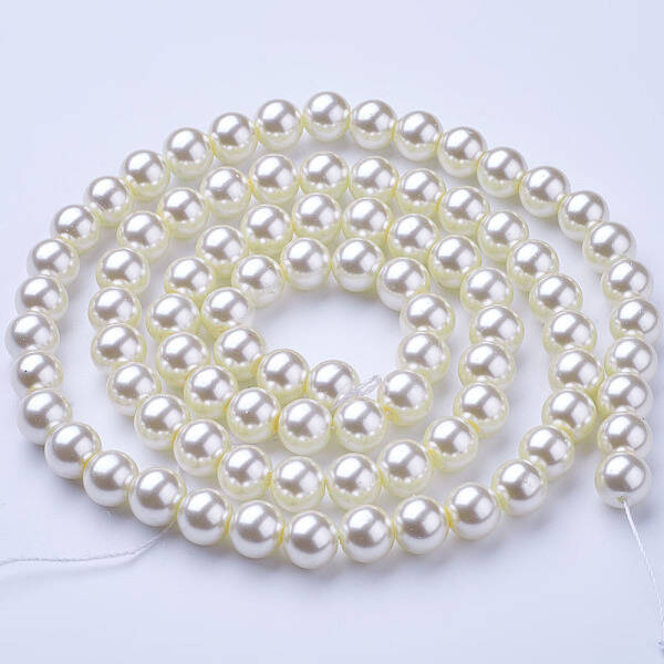 Glass Pearl Beads Strands