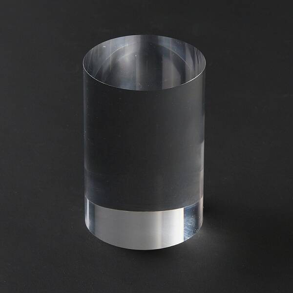 Column Transparent Acrylic Jewelry Display Pedestals