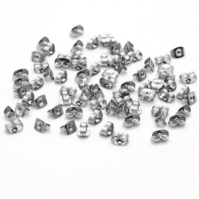Non-Tarnish 304 Stainless Steel Ear Nuts