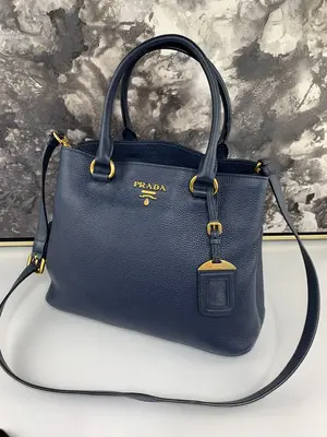 Pre-owned PRADA leather Crossbody Bags Tote Crossbody