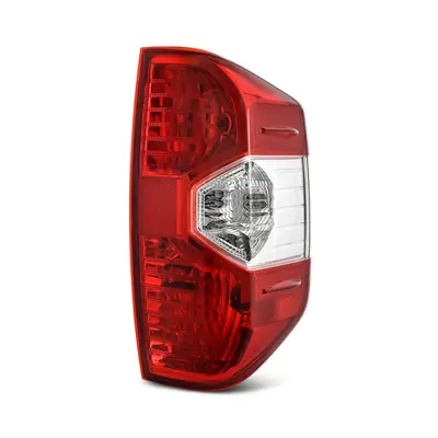 YITAMOTOR® Tail Lights Assembly Compatible with 2014-2021 Toyota Tundra, Red Clear OE Replacement Taillights - Passenger Sid...