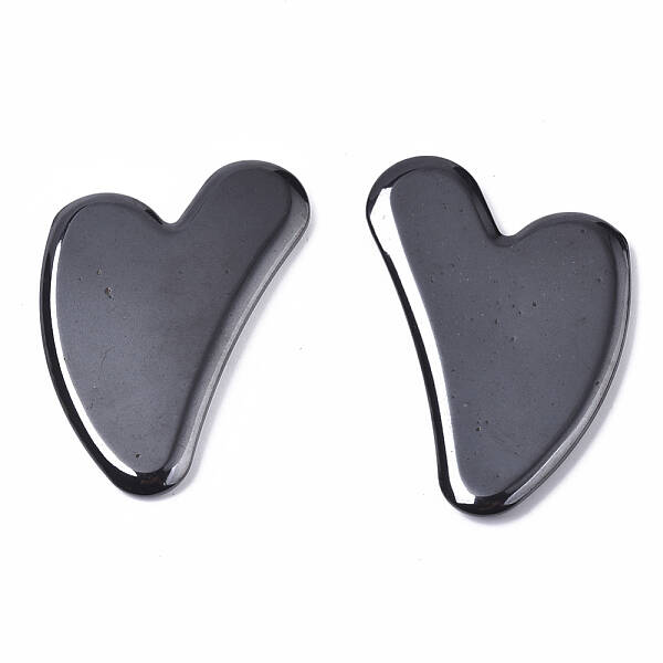 Heart Shape Magnetic Synthetic Hematite Gua Sha