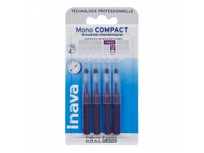 Inava Mono Compact Interdental Brushes Wide 1.8mm Purple x4